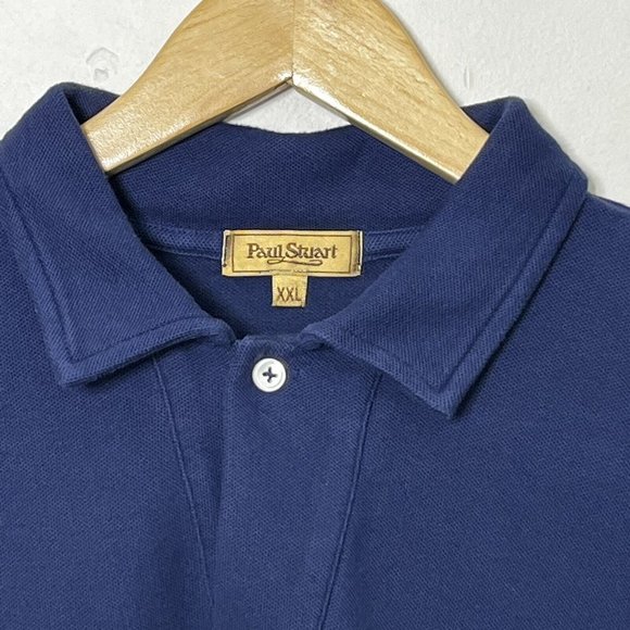 Paul Stuart Blue Polo Shirt - Picture 4 of 8